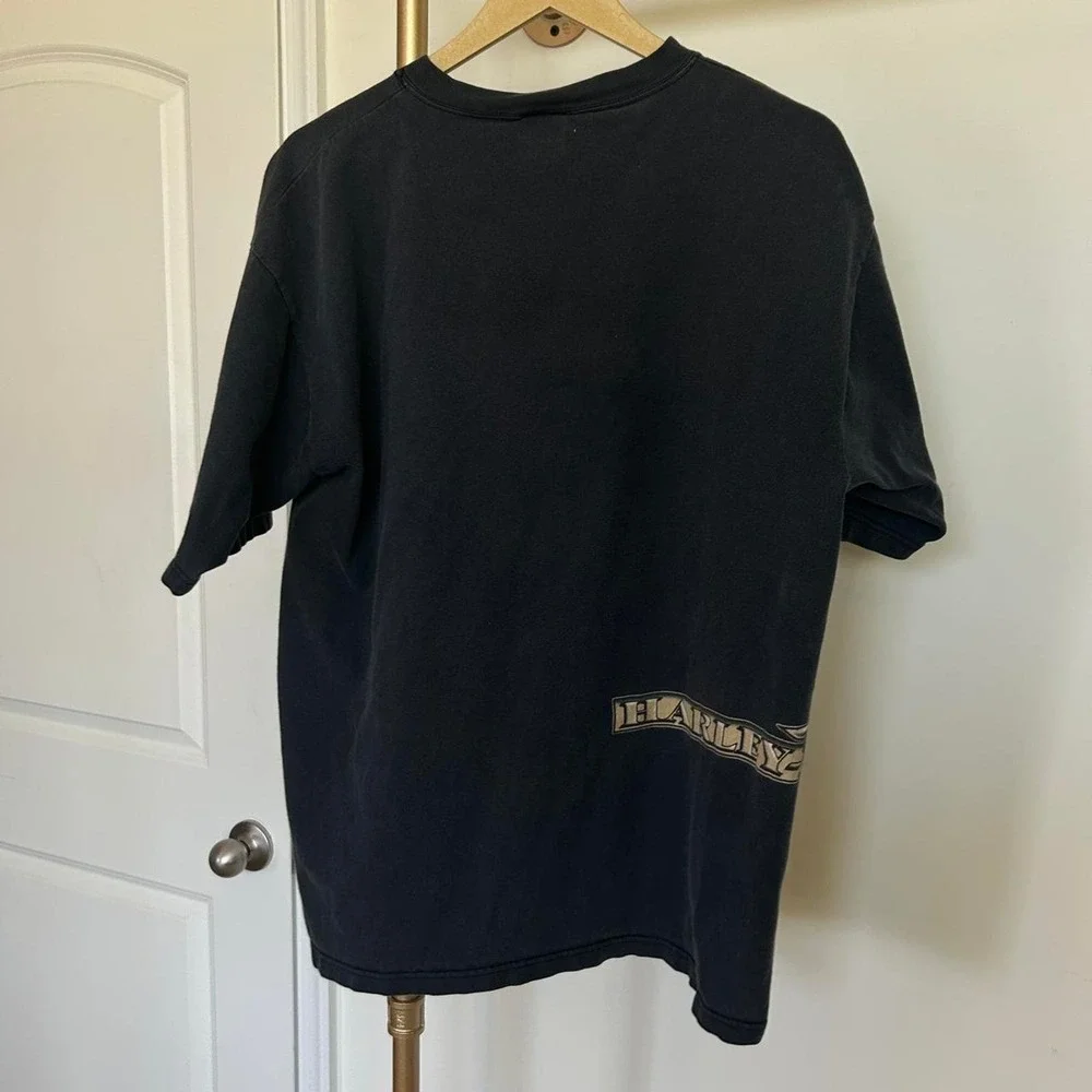 Vintage Harley Davidson Wraparound Tee 1996 - Picture 2 of 5
